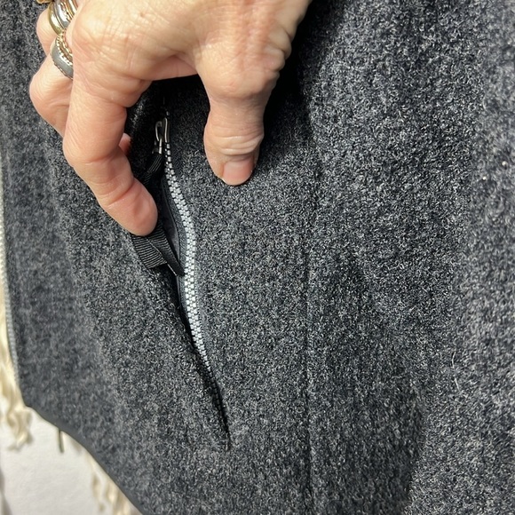 Woolrich Gray Wool Zip Front Jacket Size Small - Picture 7 of 13